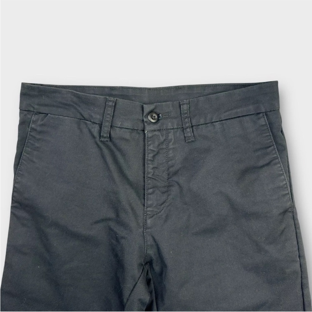 CARHARTT WIP SID Pant Mens 30x32 BLACK Straight Slim Fit Chino Pants Work Wear - Picture 6 of 14